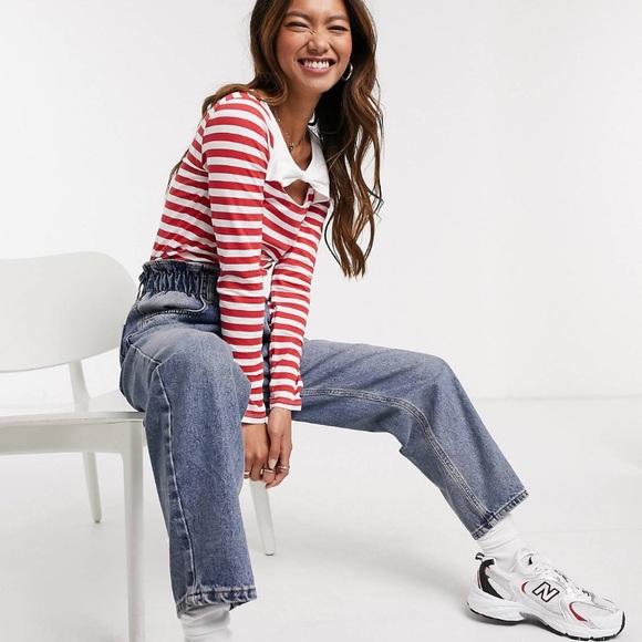 NWT monki Ellie stripe top xxs - Picture 1 of 4